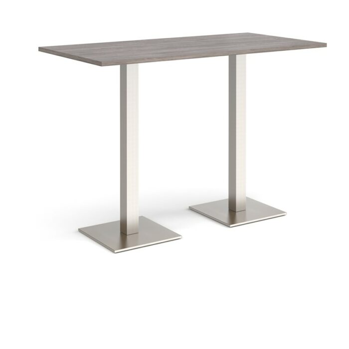 DAMS Brescia rectangular poseur table with flat square base 1600mm x 800mm-35622