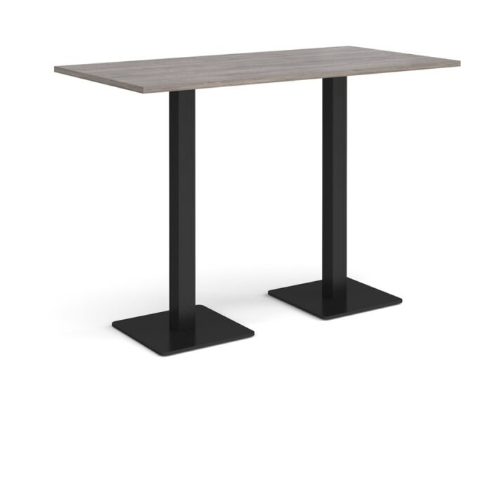 DAMS Brescia rectangular poseur table with flat square base 1600mm x 800mm-35619