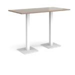 DAMS Brescia rectangular poseur table with flat square base 1600mm x 800mm-35634