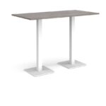 DAMS Brescia rectangular poseur table with flat square base 1600mm x 800mm-35632