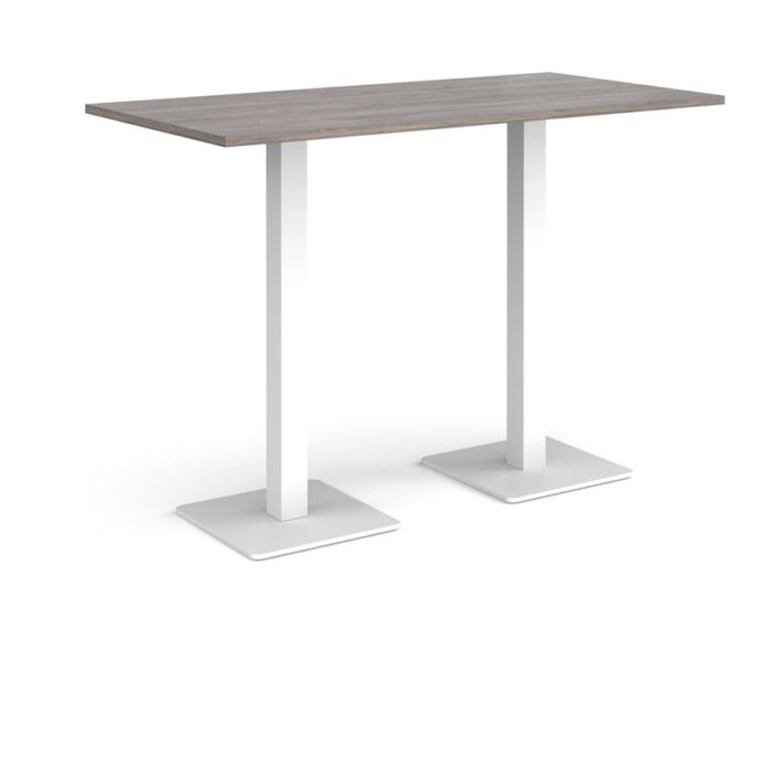 DAMS Brescia rectangular poseur table with flat square base 1600mm x 800mm-35632