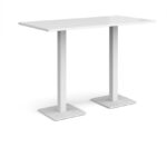 DAMS Brescia rectangular poseur table with flat square base 1600mm x 800mm-35629