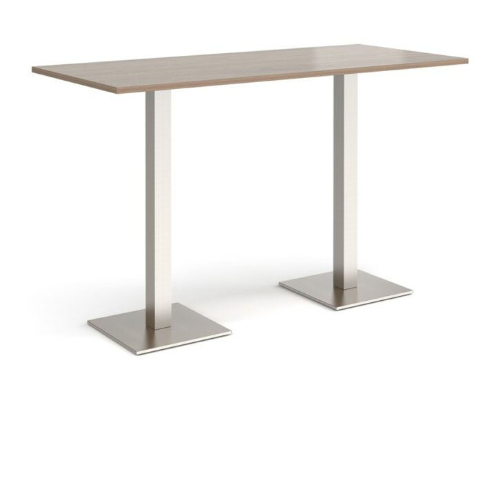 DAMS Brescia rectangular poseur table with flat square base 1800mm x 800mm-35662