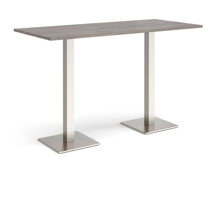 DAMS Brescia rectangular poseur table with flat square base 1800mm x 800mm-35663