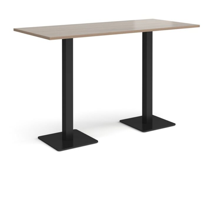 DAMS Brescia rectangular poseur table with flat square base 1800mm x 800mm-35657