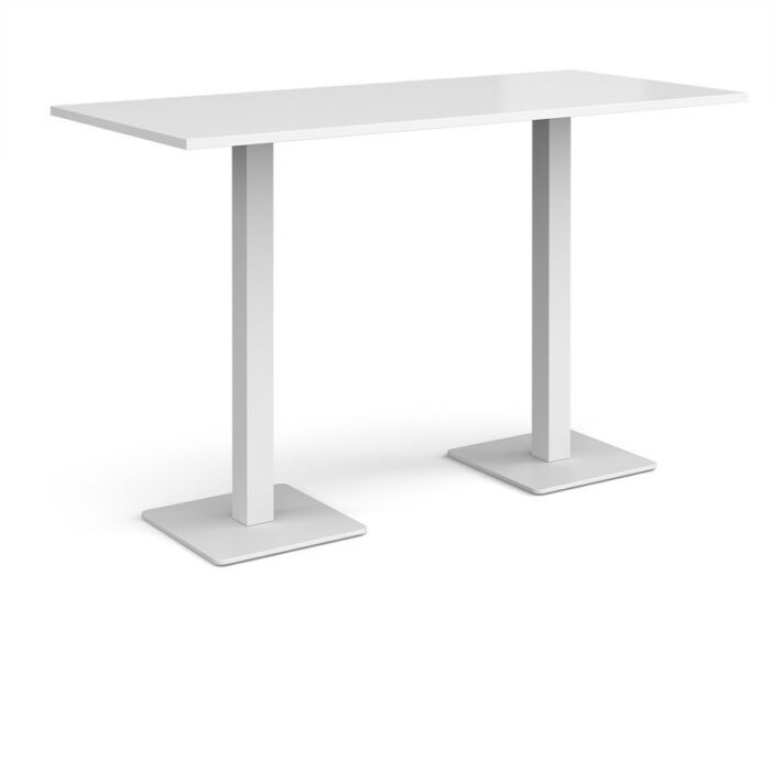 DAMS Brescia rectangular poseur table with flat square base 1800mm x 800mm-35666