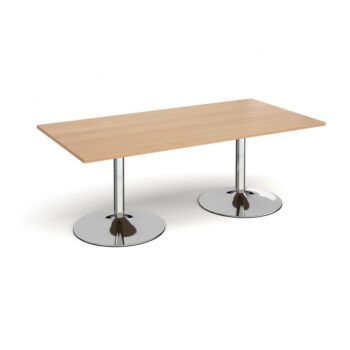 DAMS Trumpet base rectangular boardroom table 2000mm-0