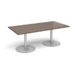 DAMS Trumpet base rectangular boardroom table 2000mm-34341