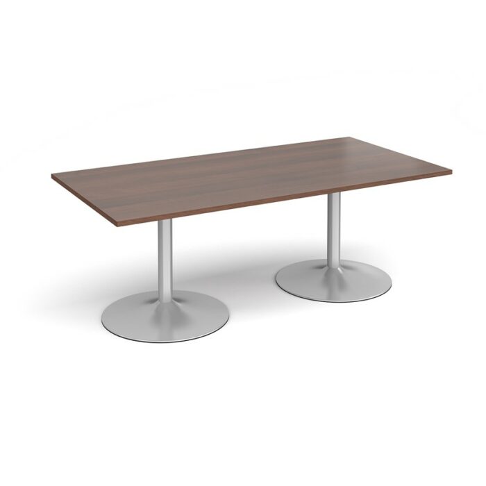 DAMS Trumpet base rectangular boardroom table 2000mm-34341