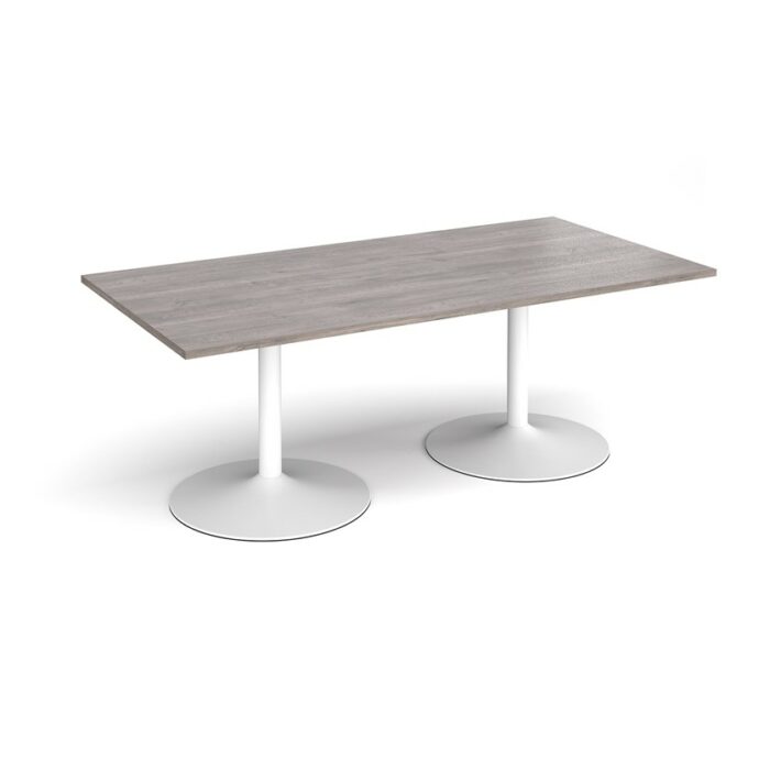 DAMS Trumpet base rectangular boardroom table 2000mm-34347