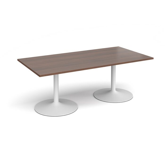 DAMS Trumpet base rectangular boardroom table 2000mm-34348