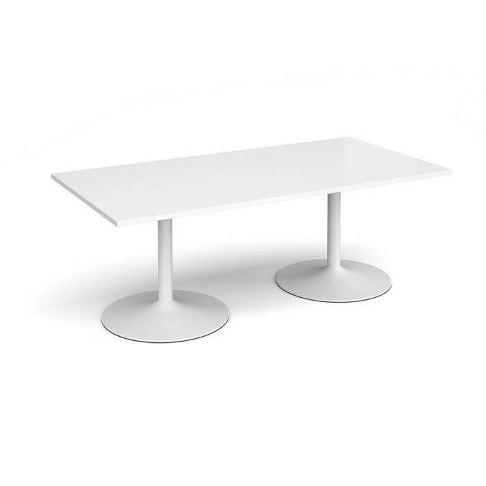 DAMS Trumpet base rectangular boardroom table 2000mm-34346