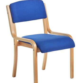 BIG DEALS Dams Prague wooden conference chair with fixed arms-0