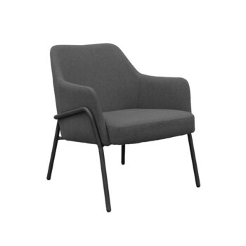 BIG DEALS DAMS Corby lounge chair with black metal frame-0