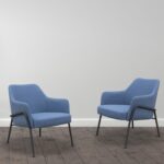 BIG DEALS DAMS Corby lounge chair with black metal frame-31936
