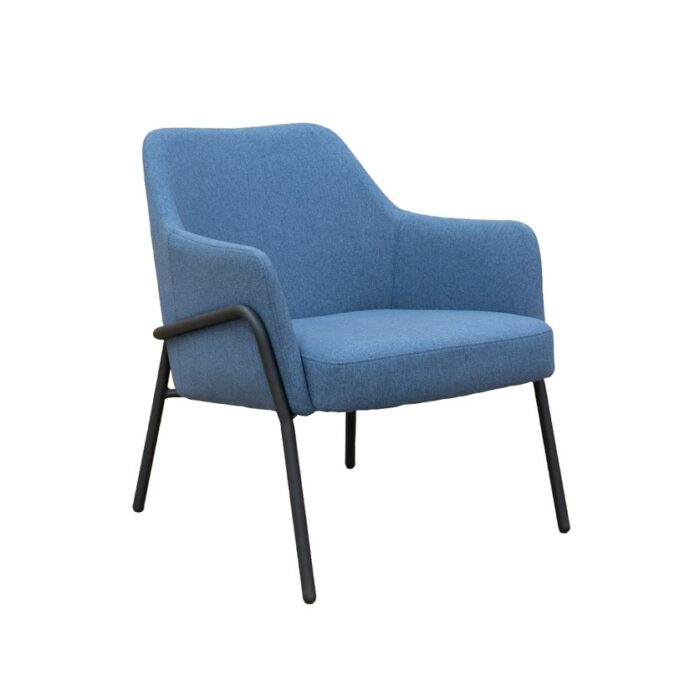 BIG DEALS DAMS Corby lounge chair with black metal frame-31938