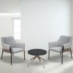 BIG DEALS DAMS Liana lounge chair with black metal frame-31933