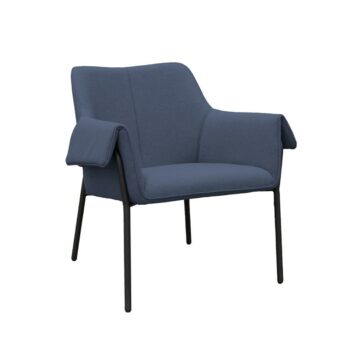 BIG DEALS DAMS Liana lounge chair with black metal frame-0