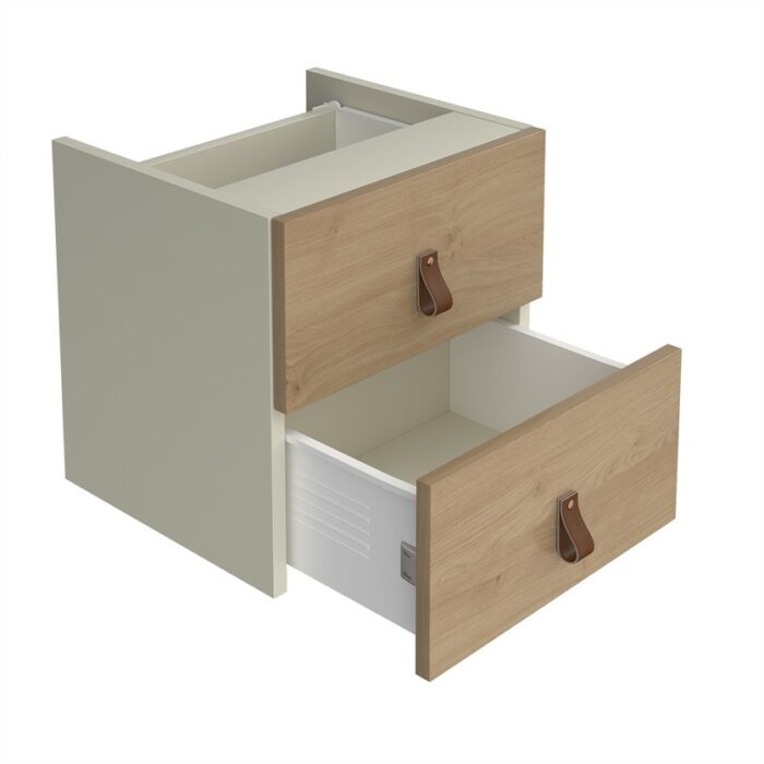 DAMS Universal cube storage unit with boxes and glides-32792
