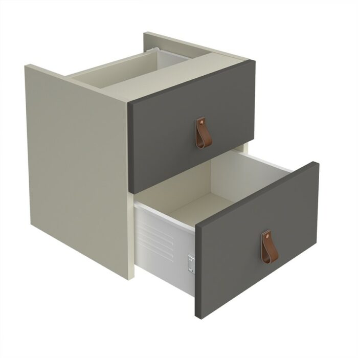 DAMS Universal cube storage unit with boxes and glides-32781
