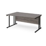 DAMS Maestro 25 Cantilever Leg Wave Desk 800mm Deep - Left Hand-32995