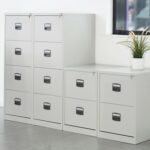 DAMS 2 drawer Steel contract filing cabinet-33255