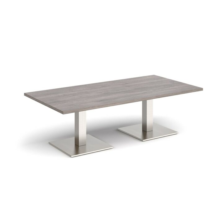 DAMS Brescia rectangular coffee table with flat square base 1600mm x 800mm-35327