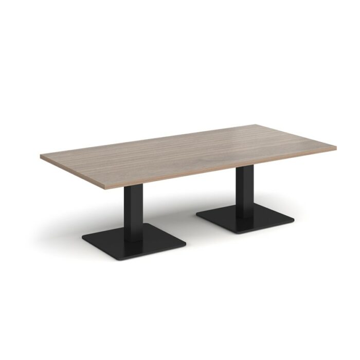 DAMS Brescia rectangular coffee table with flat square base 1600mm x 800mm-35321