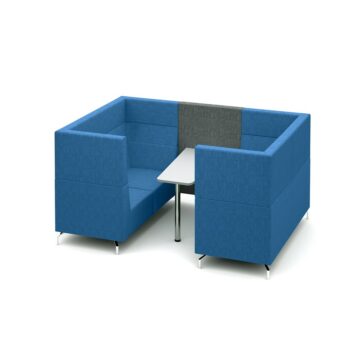 DAMS Alban Pod 4 person meeting booth with table - made to order-0