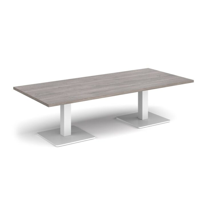 DAMS Brescia rectangular coffee table with flat square base 1800mm x 800mm-35370