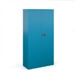 DAMS Steel contract cupboard with 3 shelves-33340