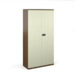DAMS Steel contract cupboard with 3 shelves-33345