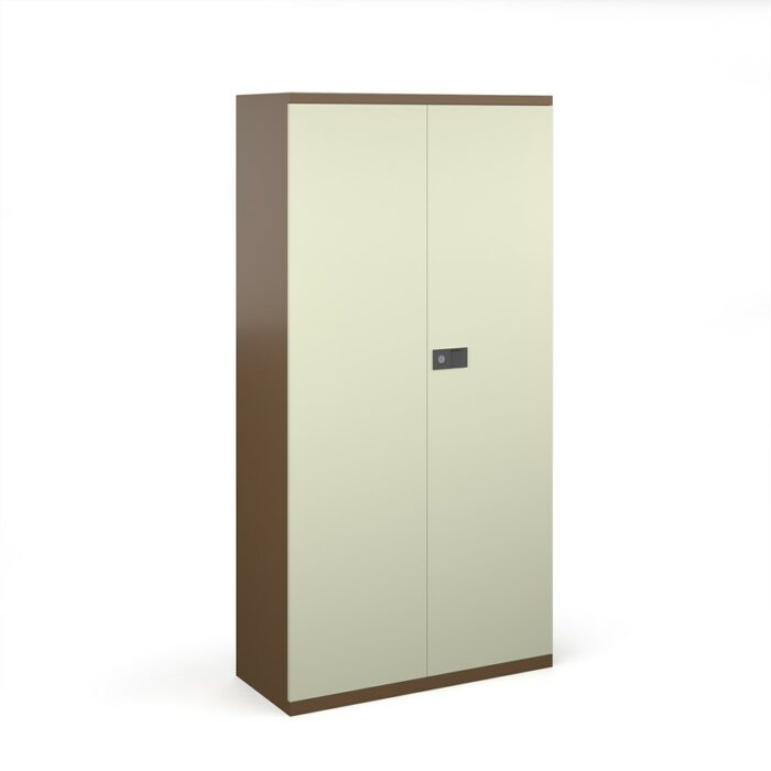 DAMS Steel contract cupboard with 3 shelves-33345