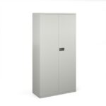 DAMS Steel contract cupboard with 3 shelves-33337