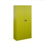 DAMS Steel contract cupboard with 3 shelves-33341