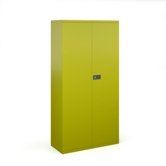 DAMS Steel contract cupboard with 3 shelves-33341
