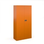DAMS Steel contract cupboard with 3 shelves-33343