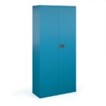 DAMS Steel contract cupboard with 4 shelves-33363