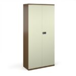 DAMS Steel contract cupboard with 4 shelves-33365