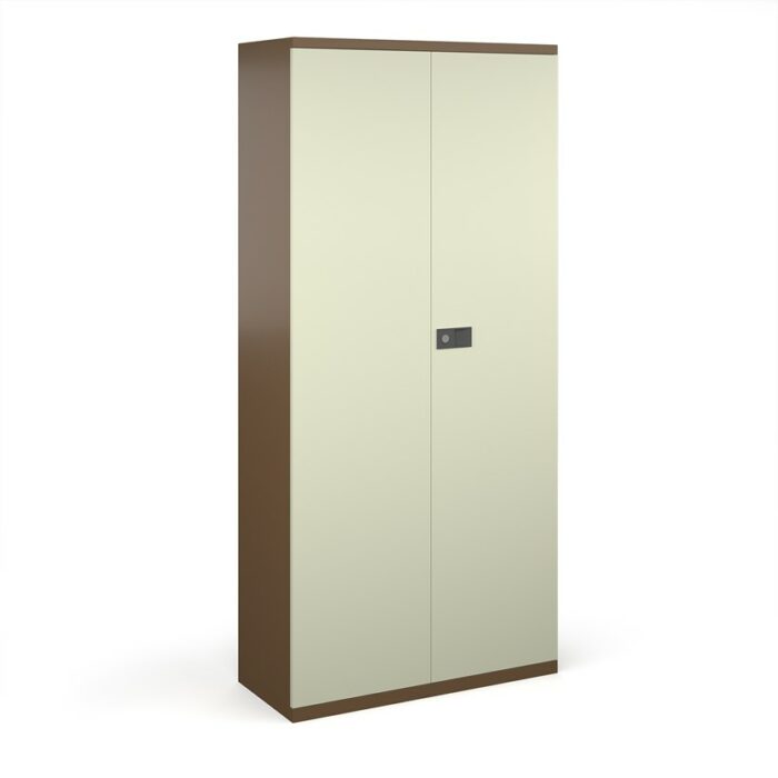 DAMS Steel contract cupboard with 4 shelves-33365