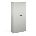 DAMS Steel contract cupboard with 4 shelves-33366