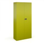 DAMS Steel contract cupboard with 4 shelves-33367