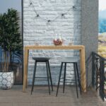 Dorel Novogratz Riley Indoor/Outdoor Bar Stools (2 Pack) - Charcoal Grey -32216