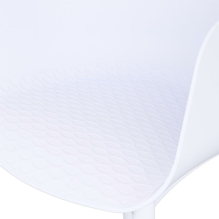 Dorel Novogratz York Indoor/Outdoor XL Dining Chairs (2 Pack) - White-32250