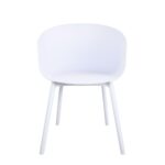 Dorel Novogratz York Indoor/Outdoor XL Dining Chairs (2 Pack) - White-32245
