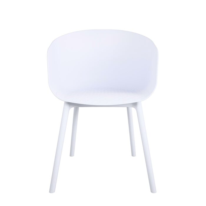 Dorel Novogratz York Indoor/Outdoor XL Dining Chairs (2 Pack) - White-32245