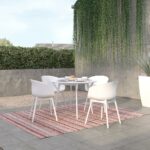 Dorel Novogratz York Indoor/Outdoor XL Dining Chairs (2 Pack) - White-32255