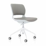 Elite Ace Agile Seating 4 Star Swivel Base Chair with Grey Shell-0