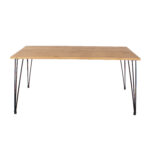 Core Augusta dining table antique waxed pine finish 1500mm wide-35980