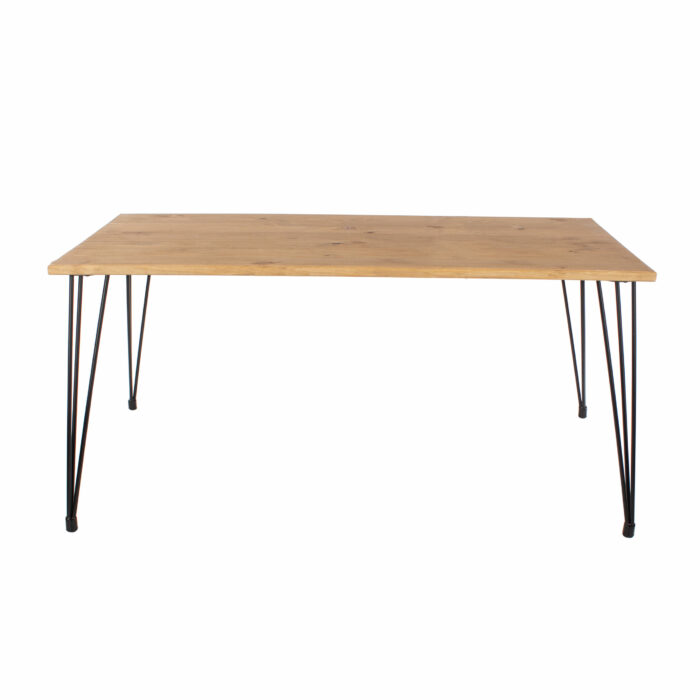Core Augusta dining table antique waxed pine finish 1500mm wide-35980